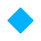 Small Blue Diamond emoji on Mozilla